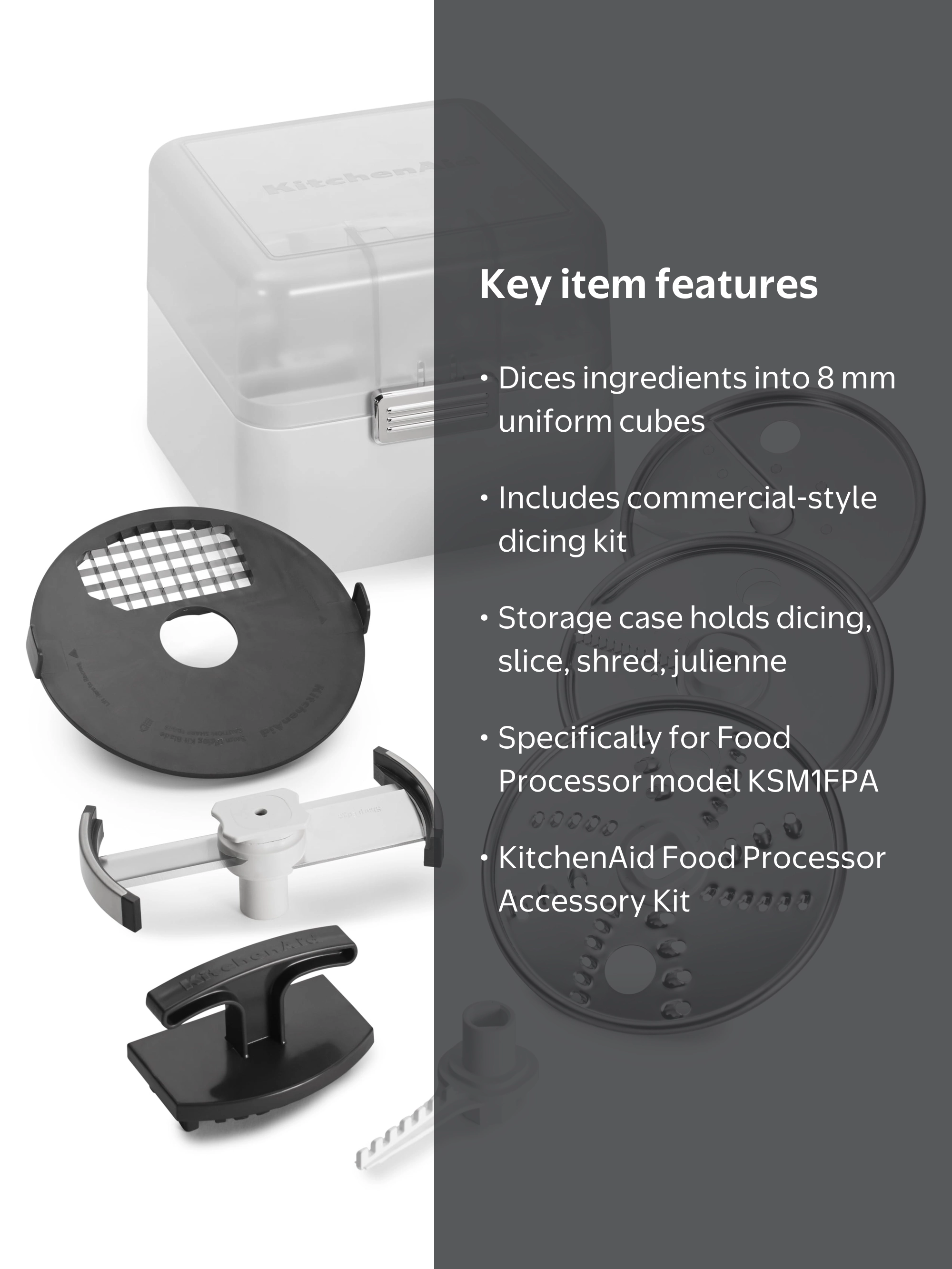 KitchenAid® Food Processor Accessory Kit (For model KSM1FPA