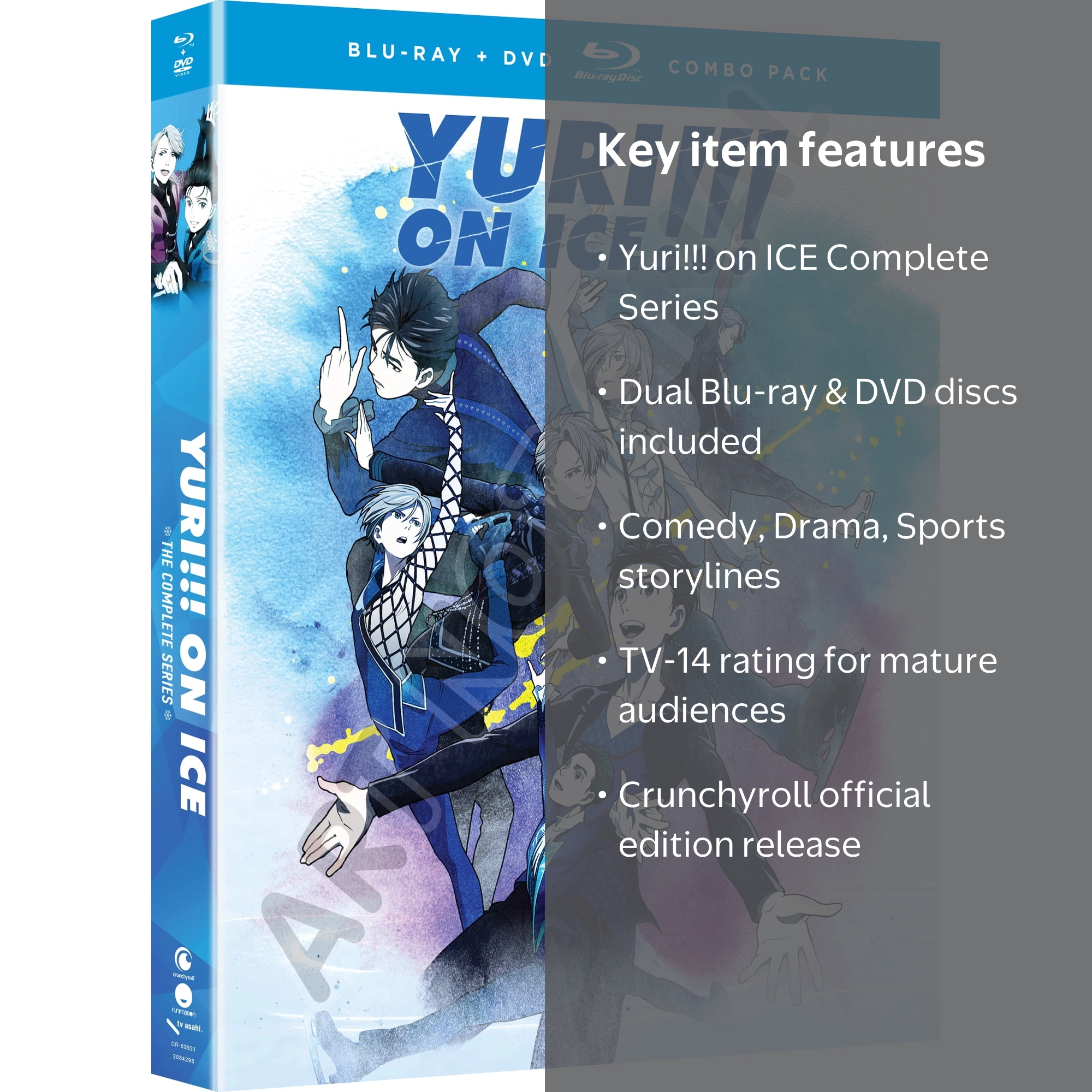 Yuri!!! on ICE: The Complete Series (Blu-ray + DVD Crunchyroll