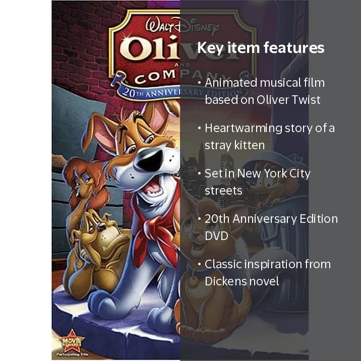 ミュージック BIRTH 20thANNIVERSARY LIVE DVD Disney, Oliver and Company 20th Anniversary Edition DVD - Walmart.com