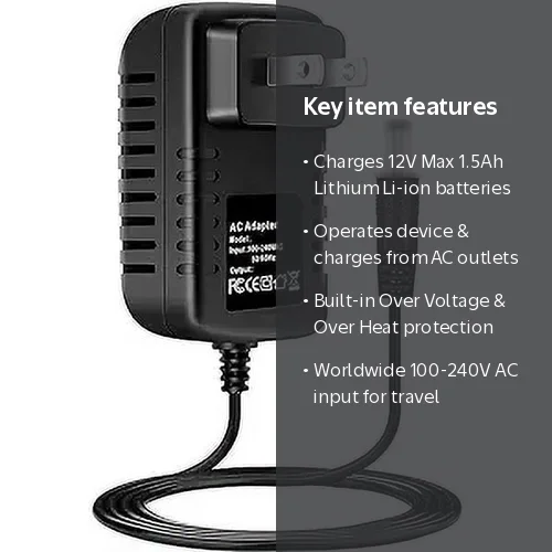 Onerbl AC/DC Adapter Compatible with Hyper Tough Model 98807 98809