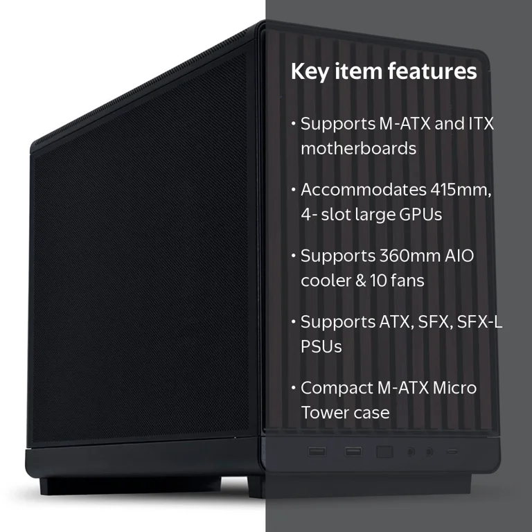 Lian Li A3-mATX PC Case - Micro ATX, Supports 360mm AIO and 415mm