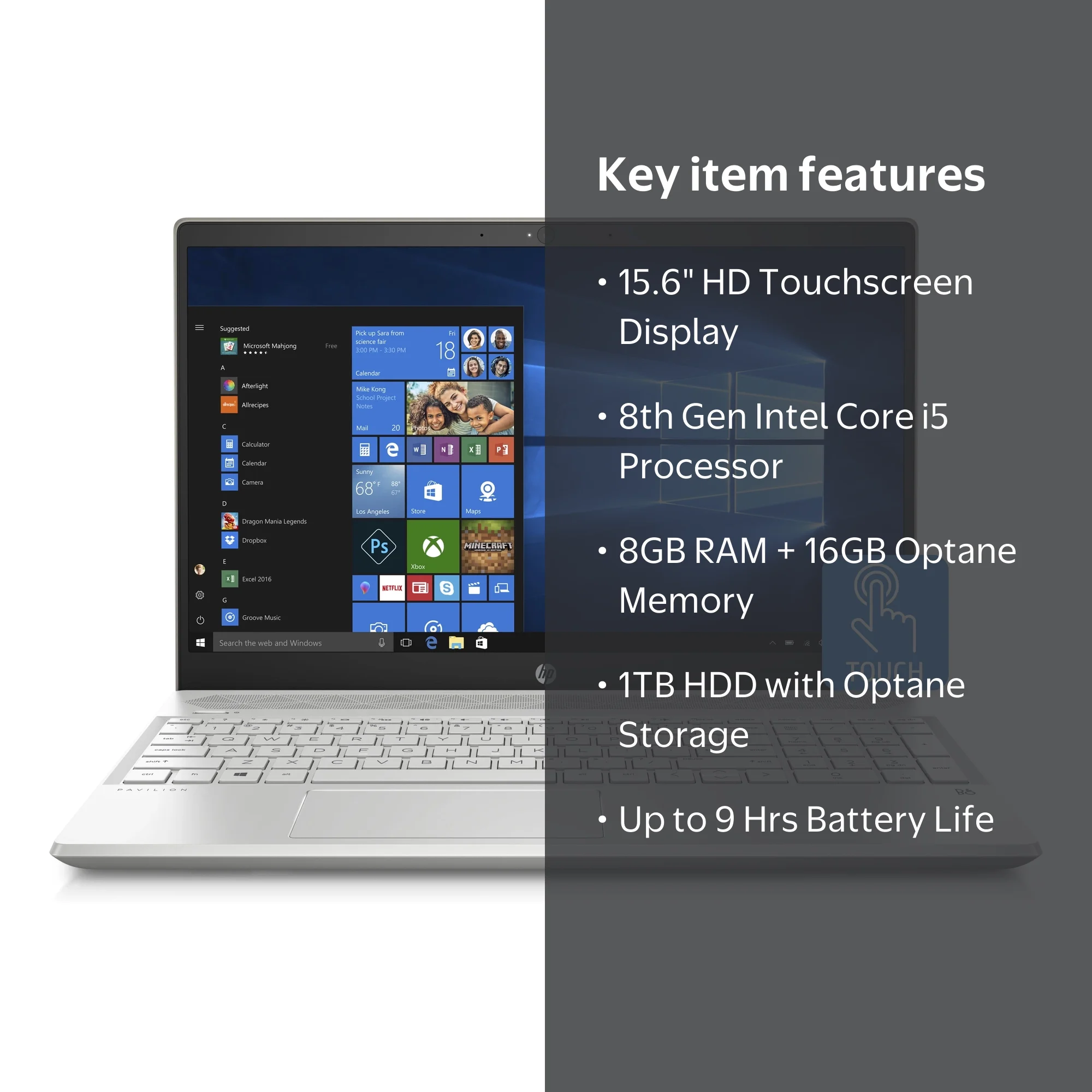 HP Pavilion 15, 15.6