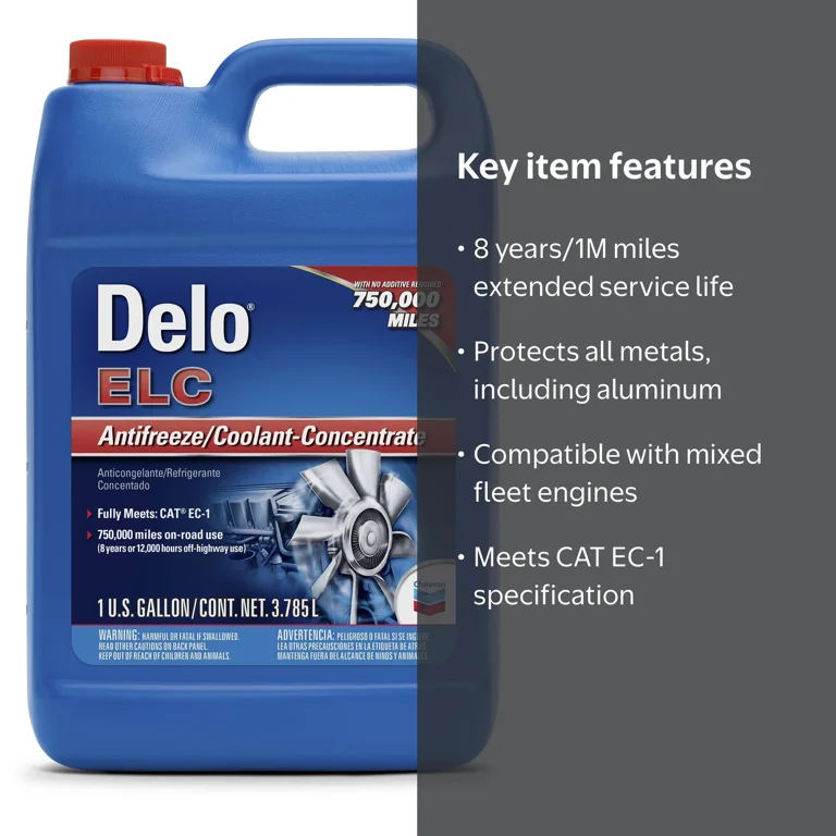 Chevron Delo ELC Antifreeze and Coolant 1 Gallon - Walmart.com