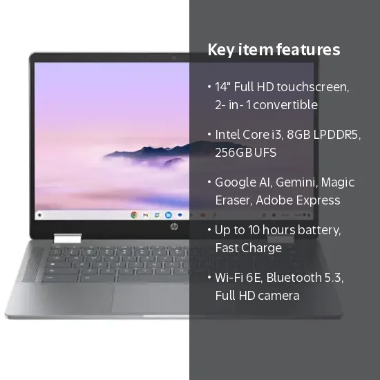 HP, Chromebook Plus x360, 14