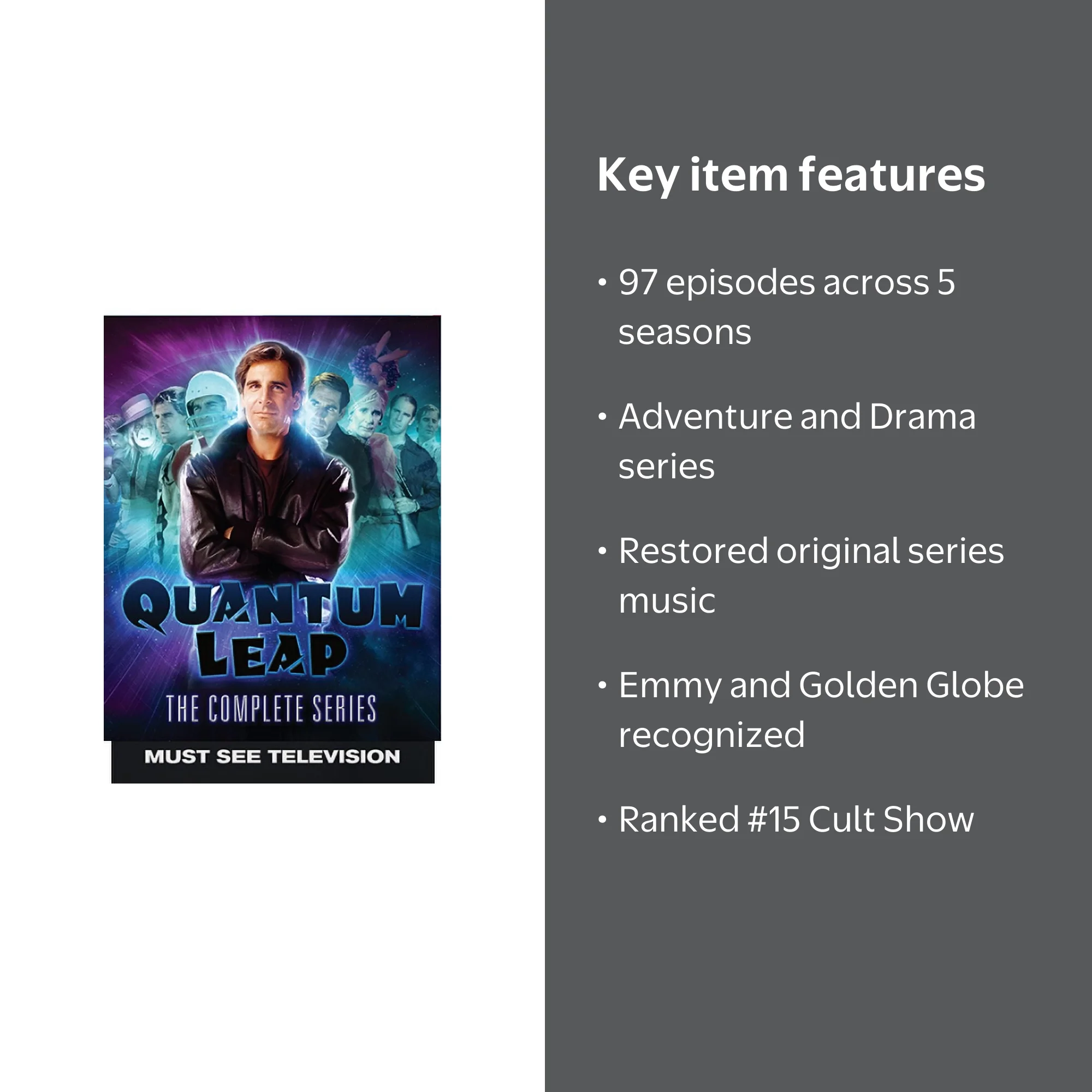 Quantum Leap: Complete Series Boxed TV Show Set, Seasons