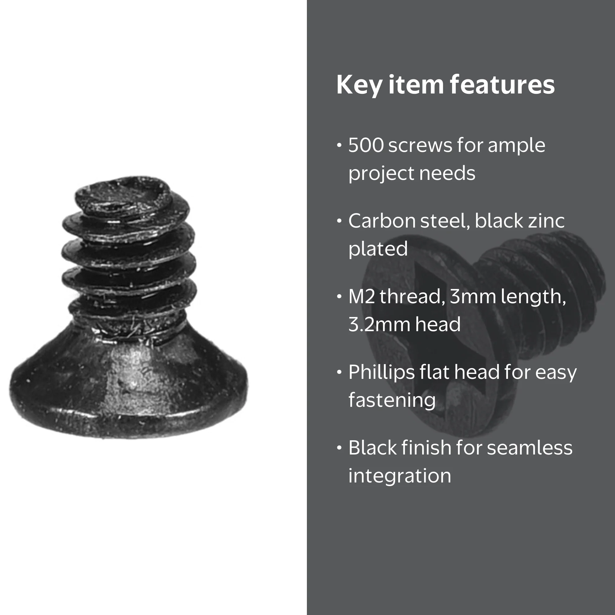 Uxcell M2 x 3mm / 0.12