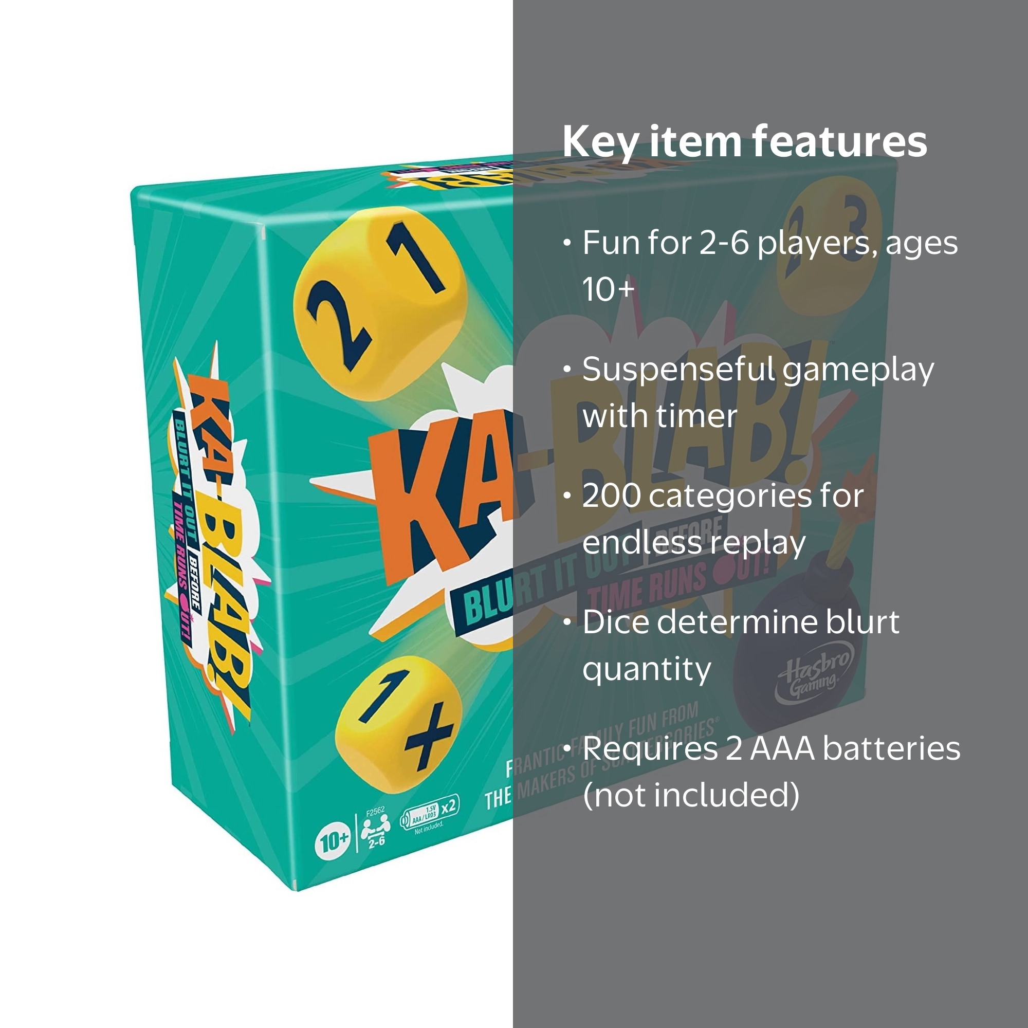Ka-Blab! Friendly Word Slam Family Game for Kids and Adults, Party