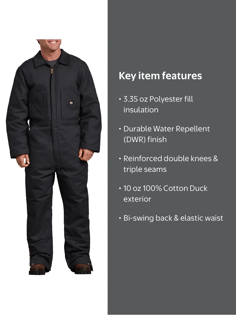 Big and Tall Men's Rigid Insulated Duck Coverall - Walmart.com