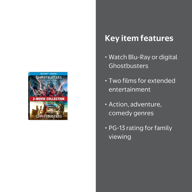 Sony Ghostbusters: Afterlife/Frozen Empire Blu-Ray + Digital Copy