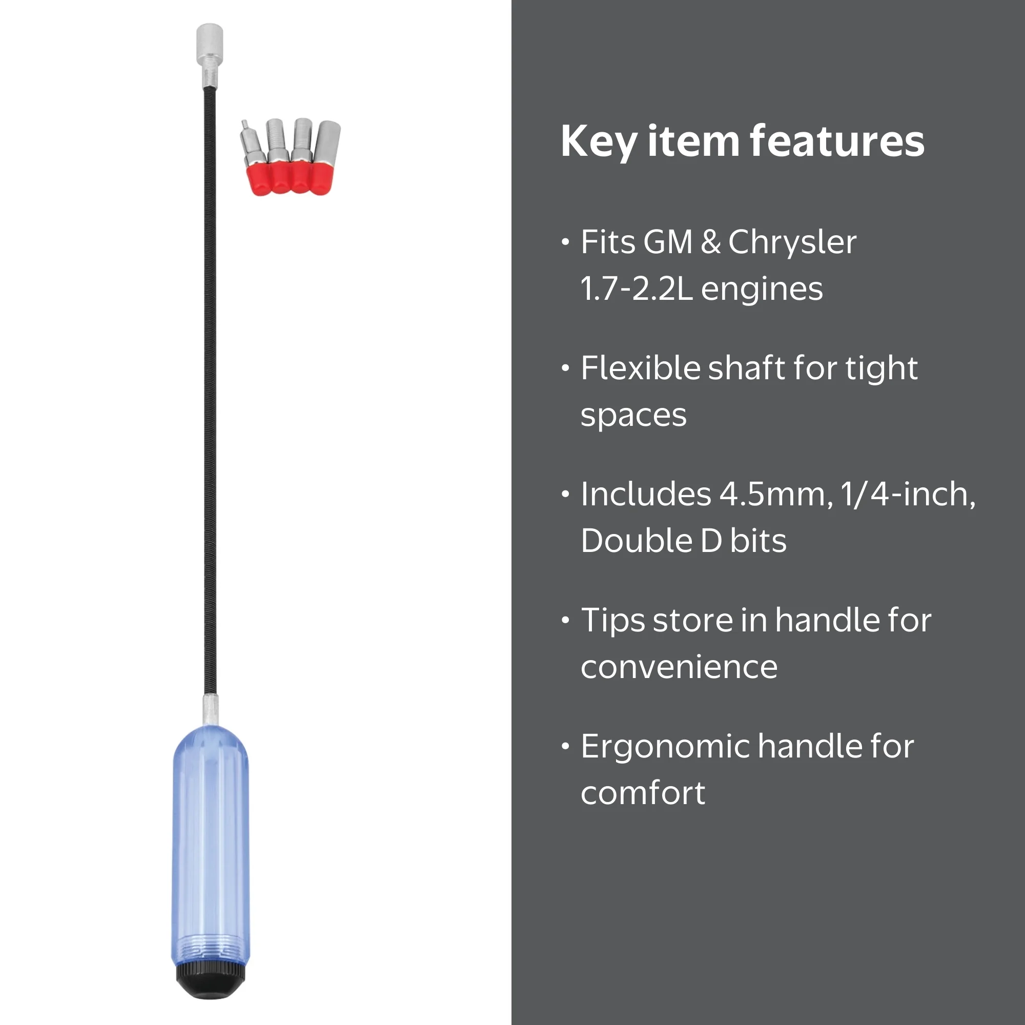 Performance Tool W1187 Flex Shaft Carburetor Adjuster Screwdriver