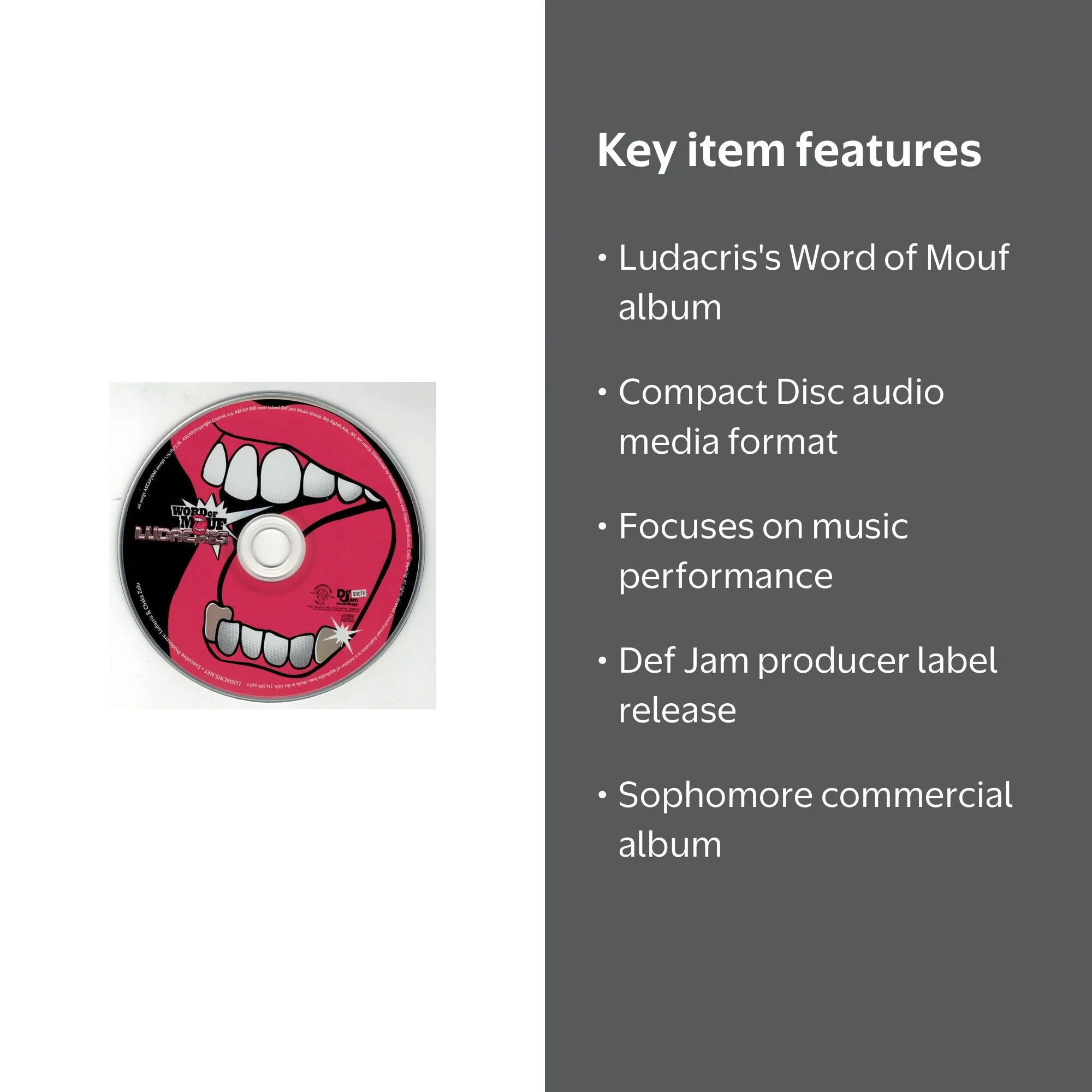 Ludacris - Word of Mouf - Music & Performance - CD - Walmart.com
