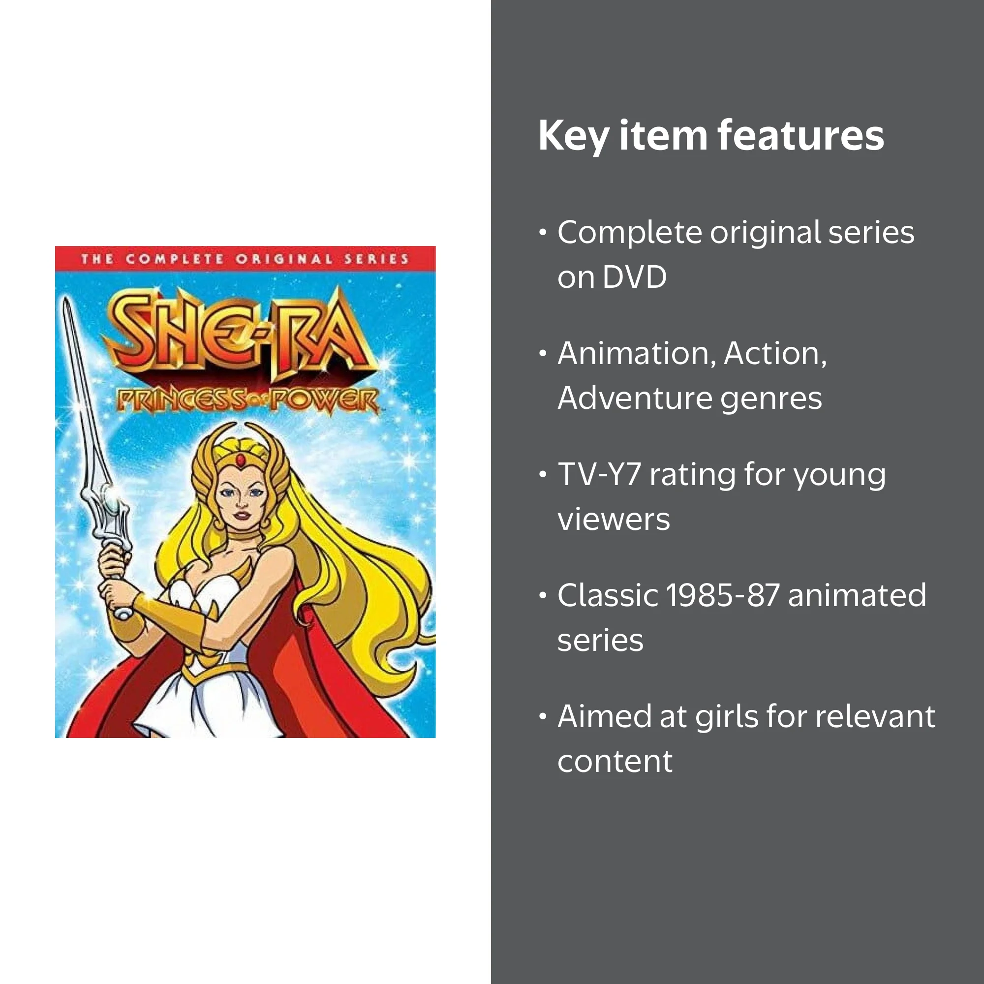 She-Ra: Princess of Power DVD, Complete Series with Original