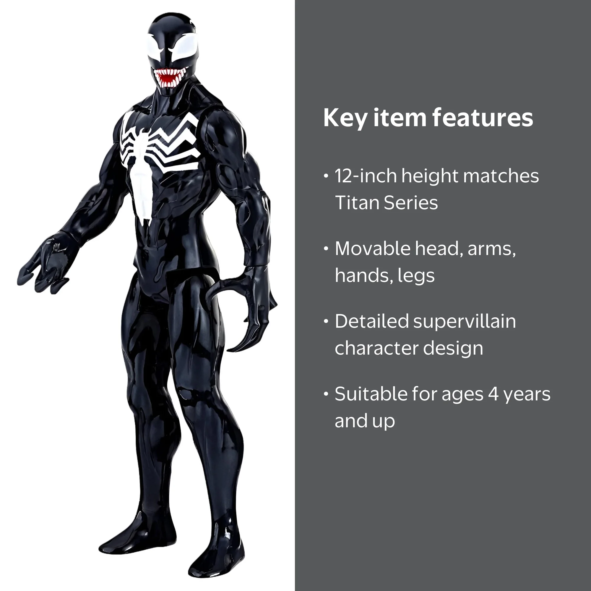 Marvel Titan Hero Series Venom Action Figure - Spider Heroes
