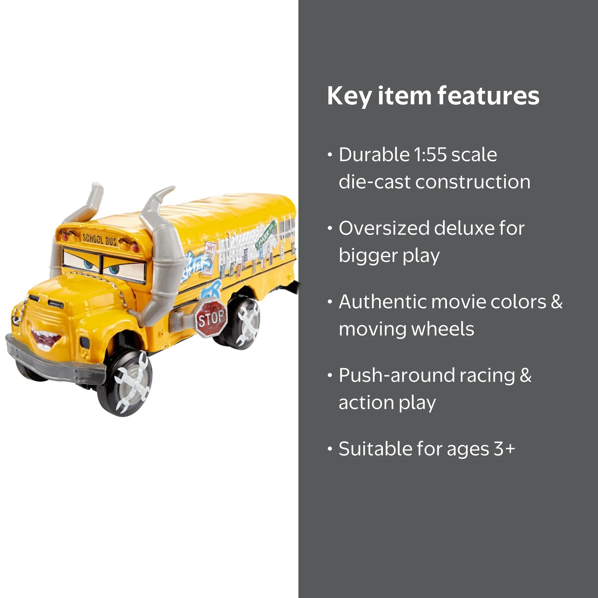 Disney/Pixar Cars 3 Deluxe Miss Fritter Die-Cast Character Vehicle