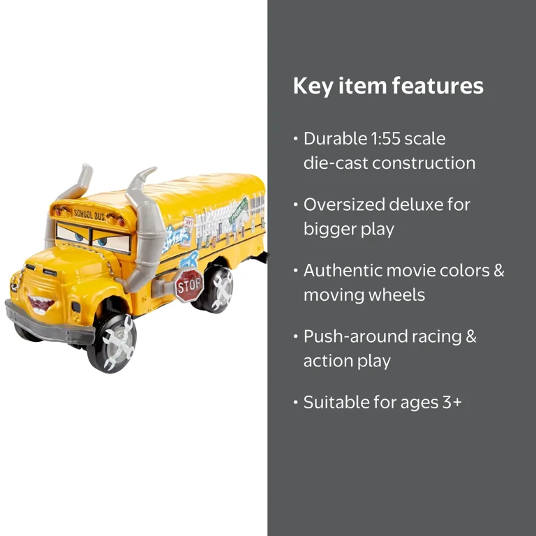 Disney/Pixar Cars 3 Deluxe Miss Fritter Die-Cast Character Vehicle