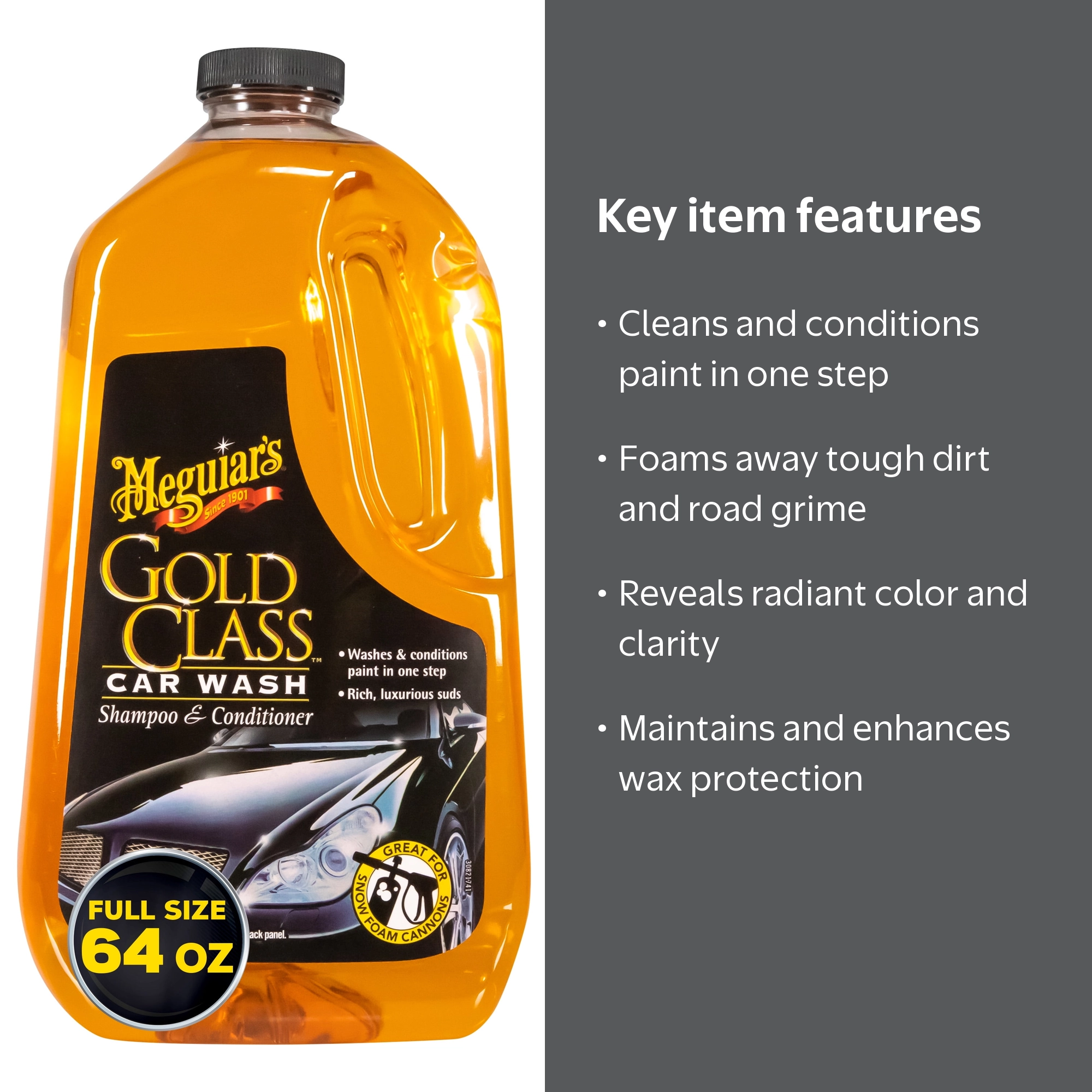 Meguiar's Gold Class ME325961 Automotive Cleaners, Car Wash
