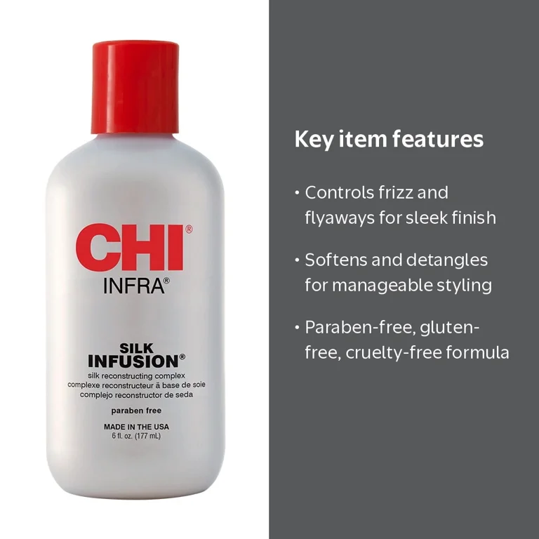 CHI, Infra Silk Infusion Leave-In Treatment, 6 oz, Anti-Frizz