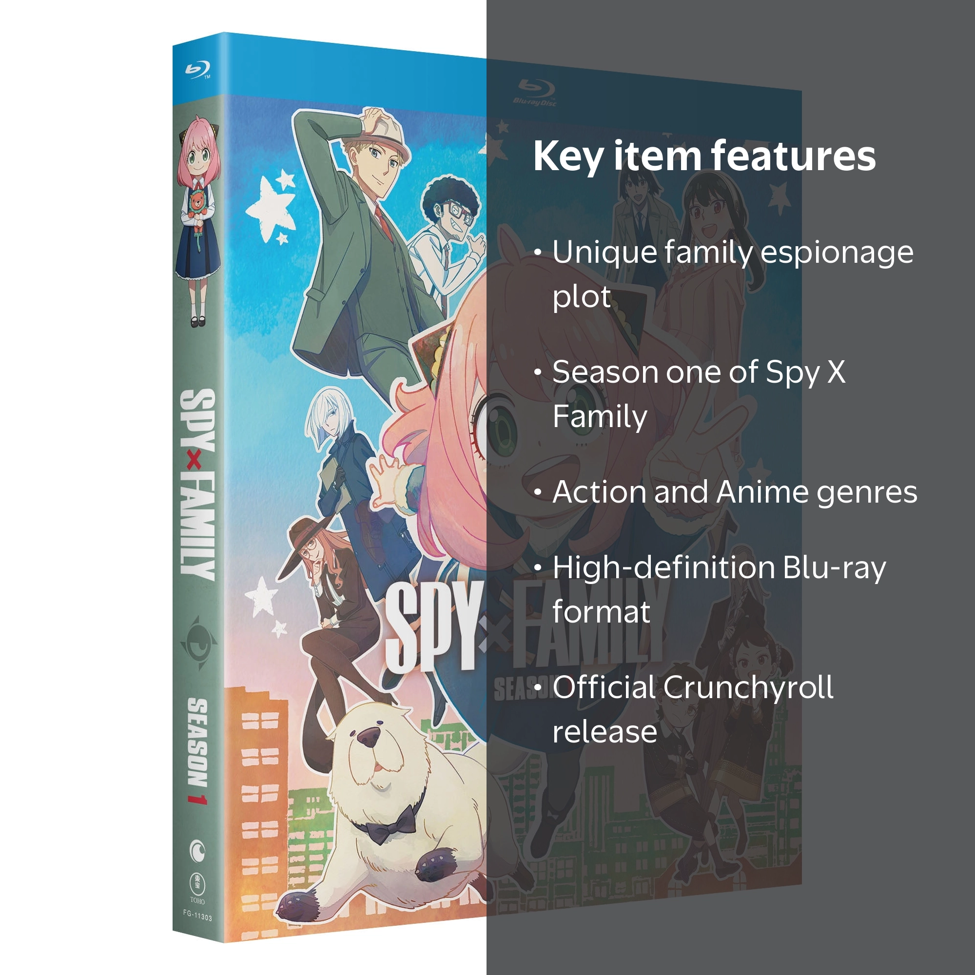 Spy X Family - Season 1 (Blu-ray) Crunchyroll, Action, Anime