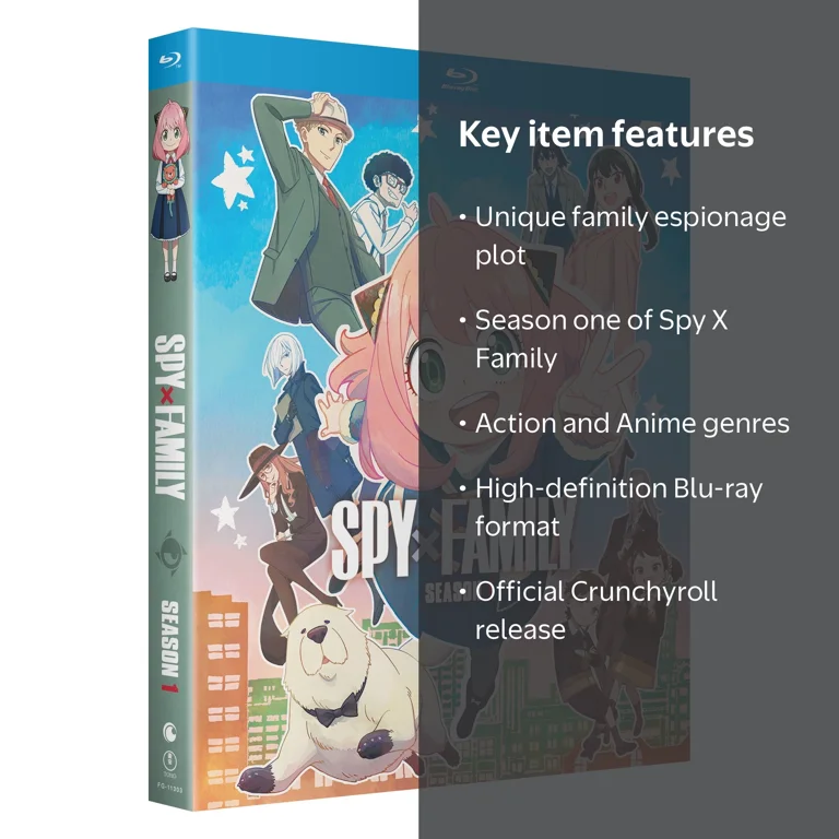 Spy X Family - Season 1 (Blu-ray) Crunchyroll, Action, Anime