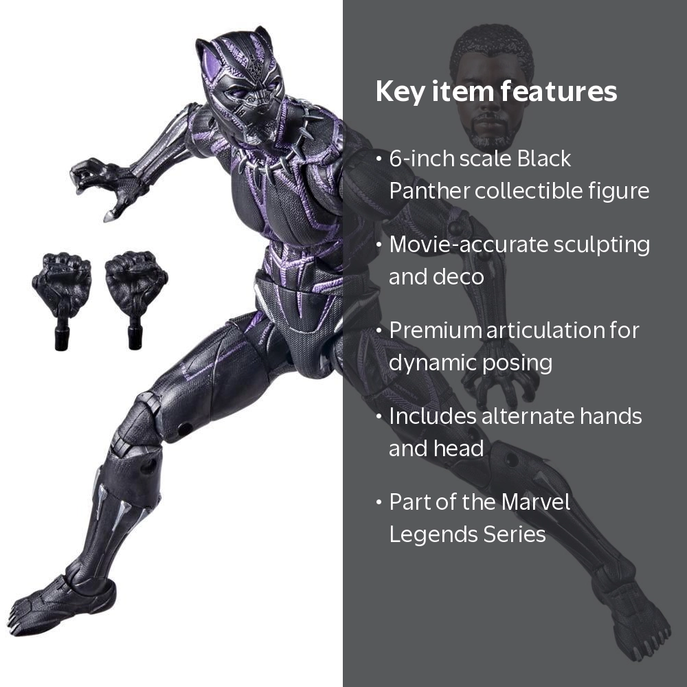 Marvel Legends Series Black Panther 6-Inch Action Figure