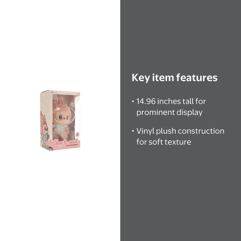 Pop Mart Labubu Mokoko Close to Sweet Vinyl Plush Doll, from