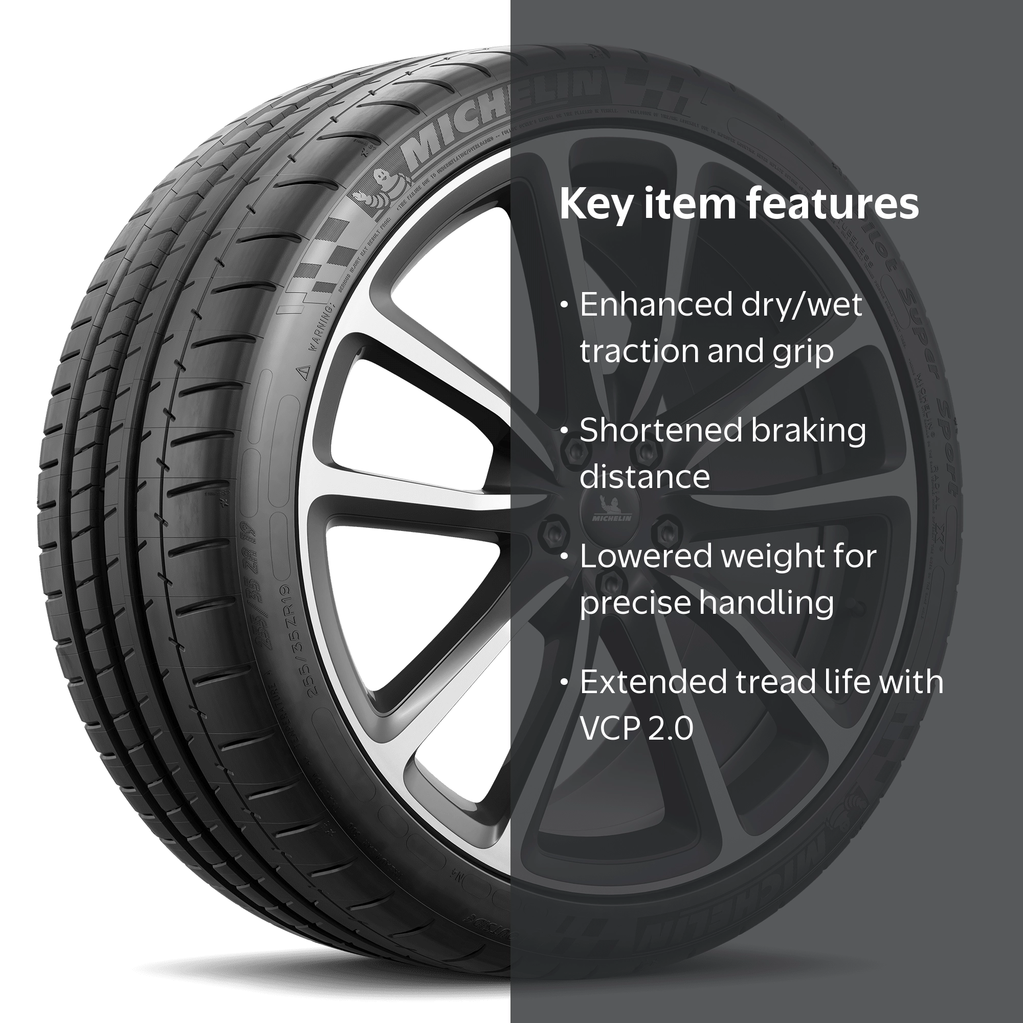 Michelin Pilot Super Sport 345/30ZR19/XL (109Y) Summer Tire
