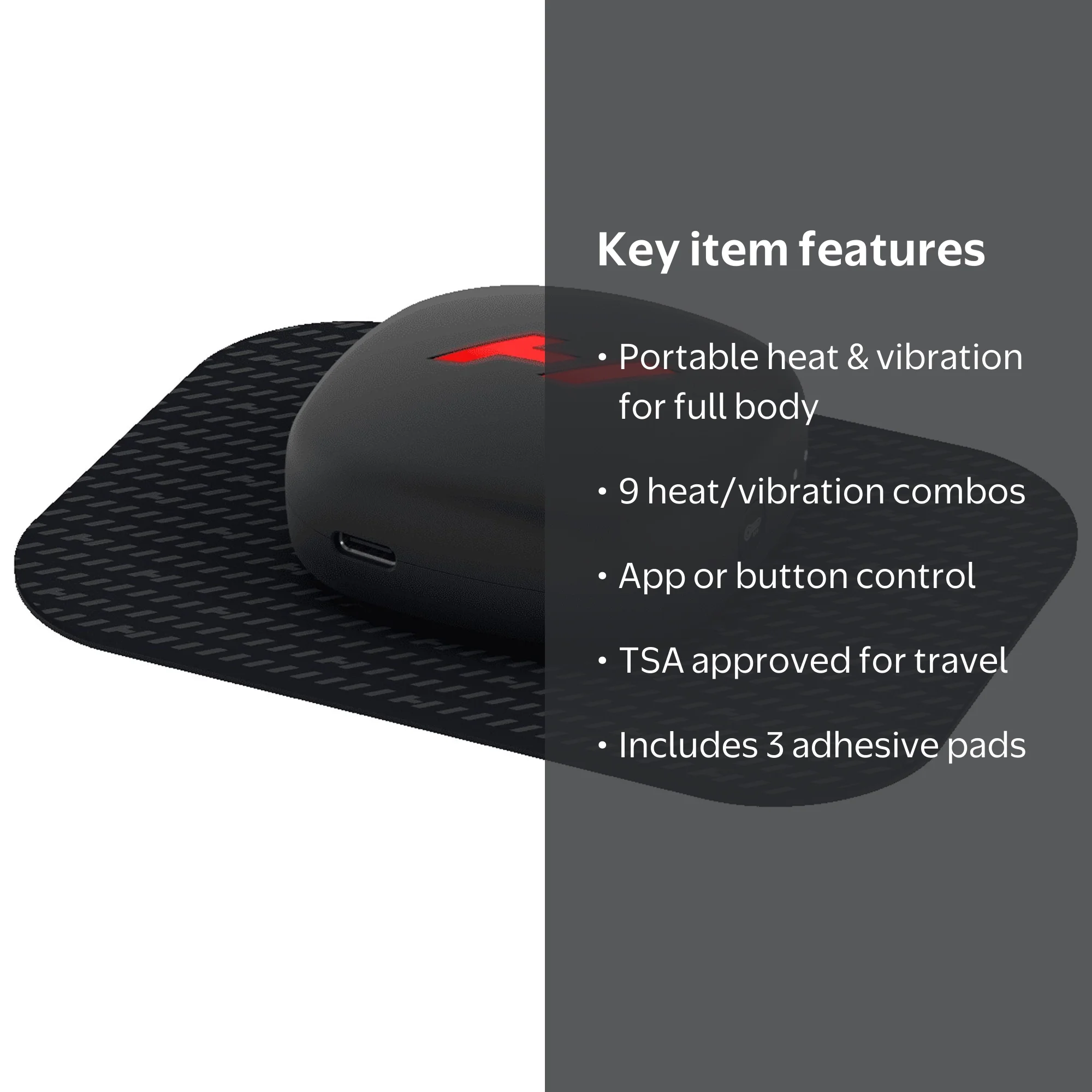 Hyperice, Venom Go Body Massager, HSA/FSA Eligible, Black