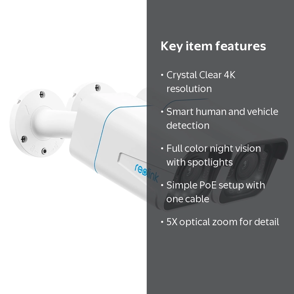 Reolink RLC-811A 2pcs 8MP PoE Outdoor Weatherproof Security Camera