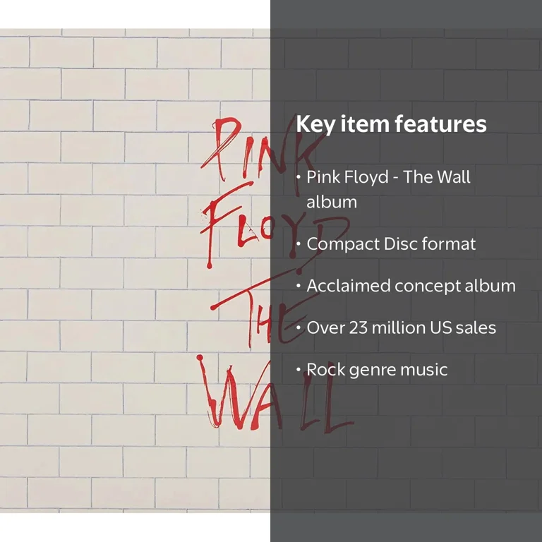 Pink Floyd - The Wall (CD) - Walmart.com