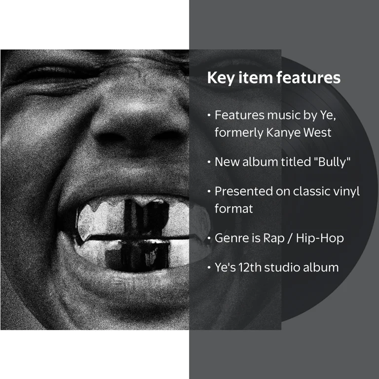 Ye - Bully - Music & Performance - Vinyl - Walmart.com
