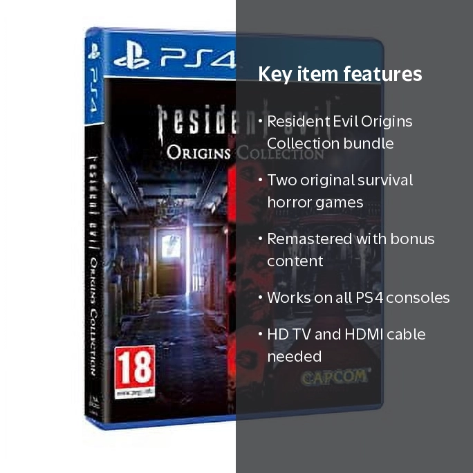 Capcom Resident Evil Origins Collections PS4 with series originals