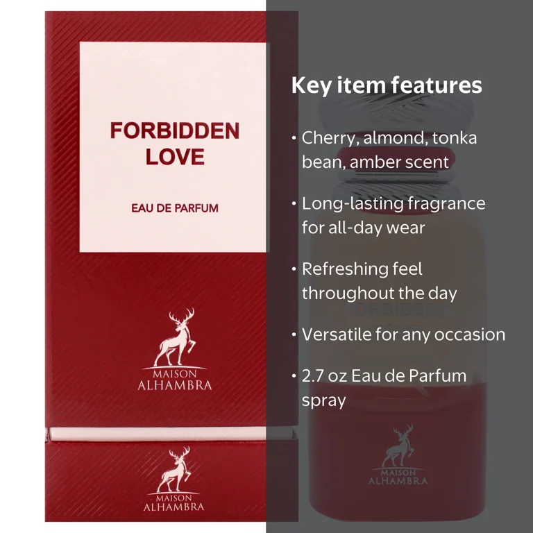Maison Alhambra, Forbidden Love EDP Spray, 2.7 oz, Unisex