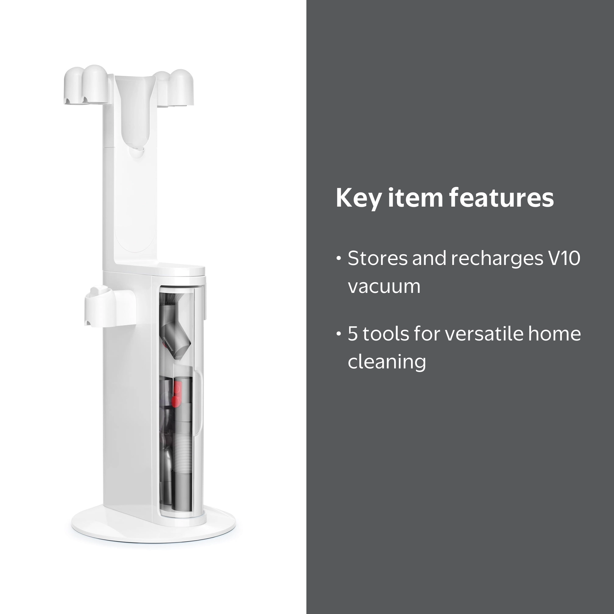 Dyson Cyclone V10 Dok‚Ñ¢ Storage Tool with 5 Tools, Stores