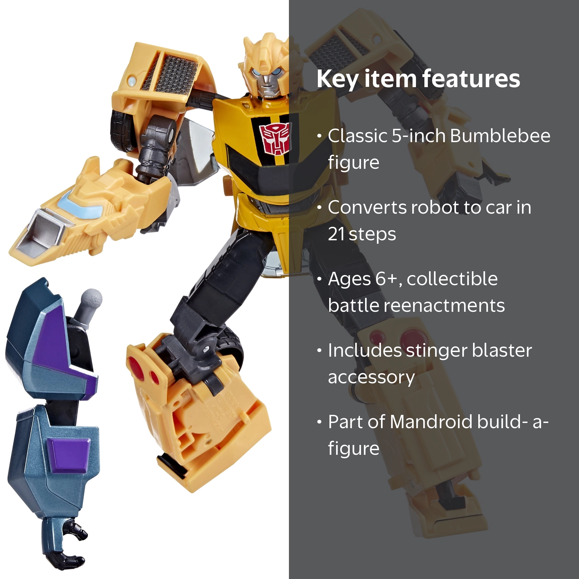Transformers Deluxe Class Bumblebee Action Figure from EarthSpark