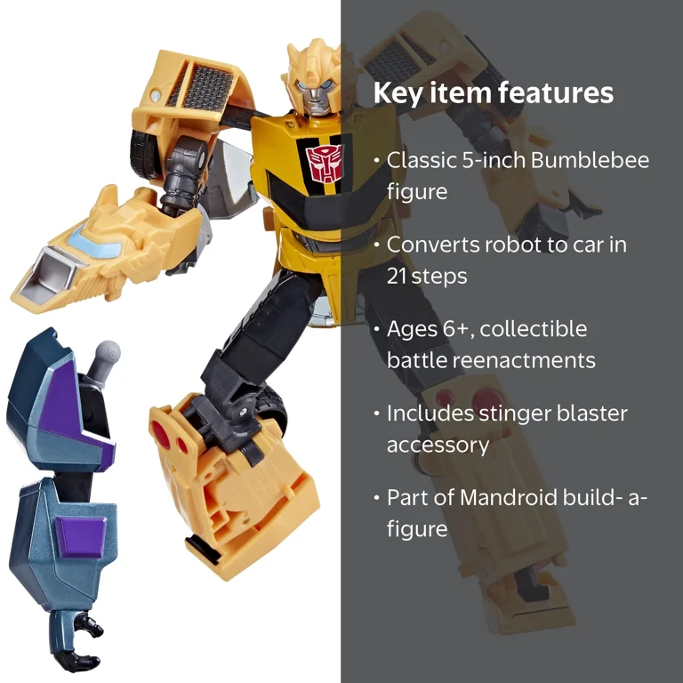 Transformers Deluxe Class Bumblebee Action Figure from EarthSpark