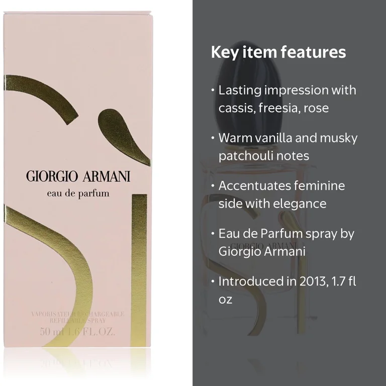 Giorgio Armani, Si 1.7 EDP Spray, 1.7 oz, Women's Fragrance