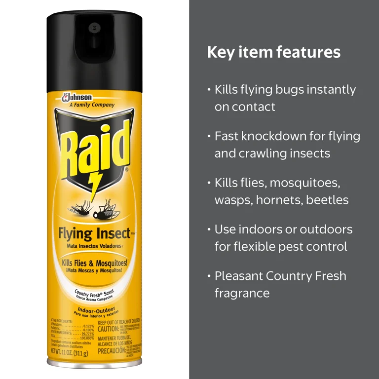 Raid Flying Insect Killer Country Fresh 11 oz