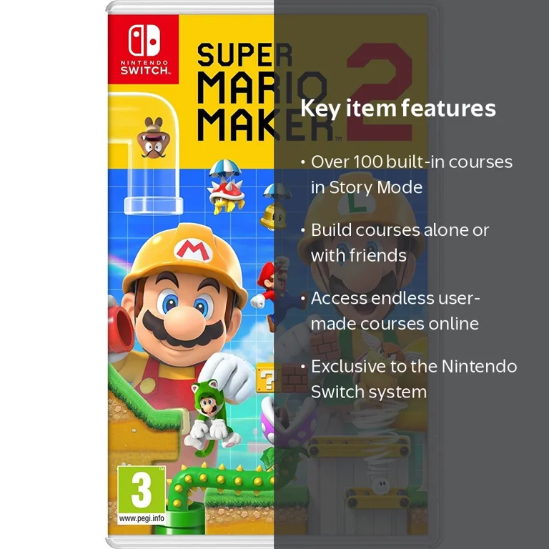 Nintendo Switch Minecraft & Super Mario Maker 2 Switch Monster Energy, Super Mario Maker 2, Nintendo Switch Game