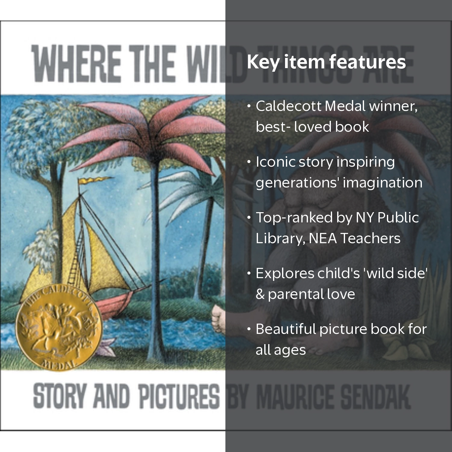 Where the Wild Things Are: A Caldecott 25th Anniversary Paperback
