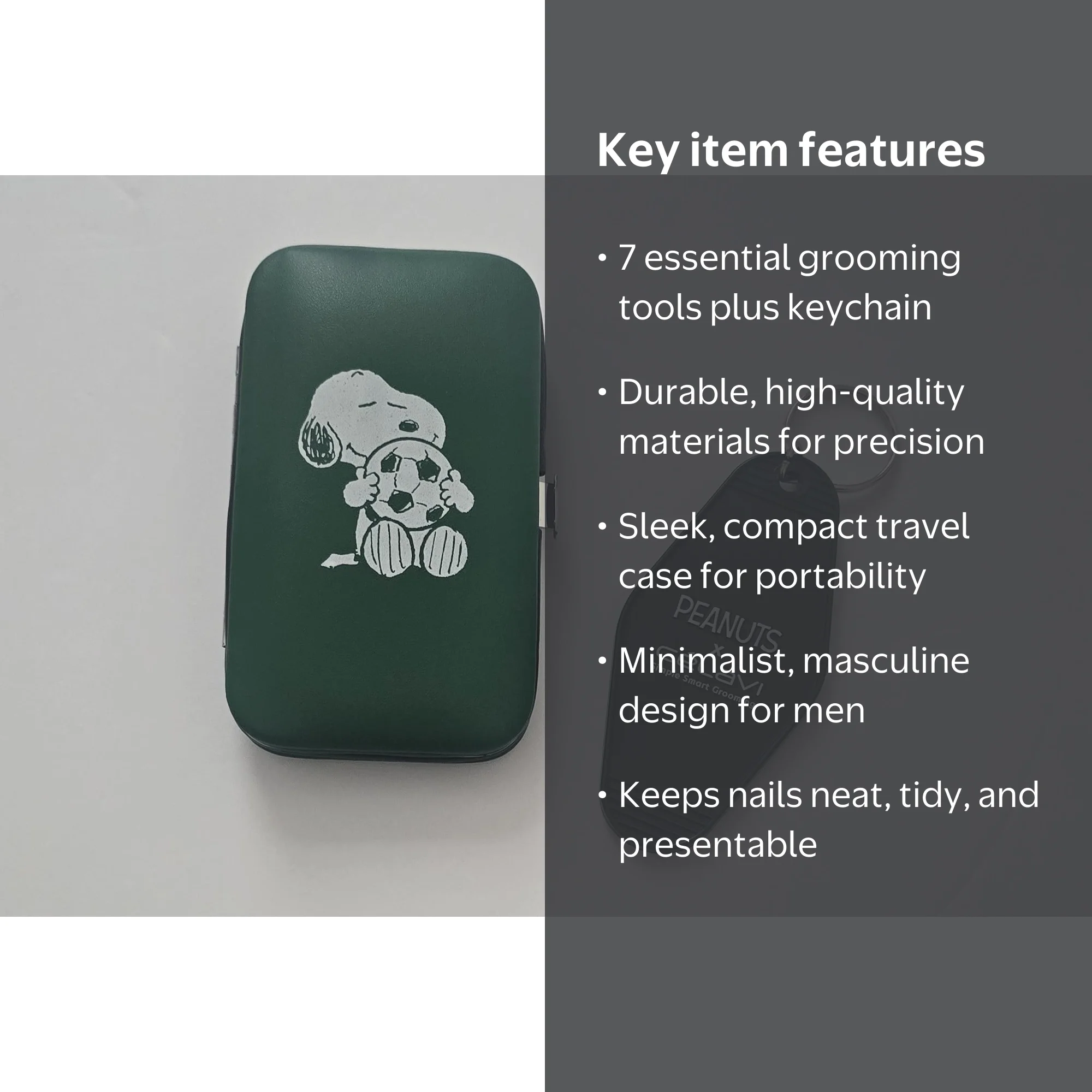 CELAVI X PEANUTS 7 PIECE GROOMING TOOL KIT WITH KEYCHAIN - Walmart.com