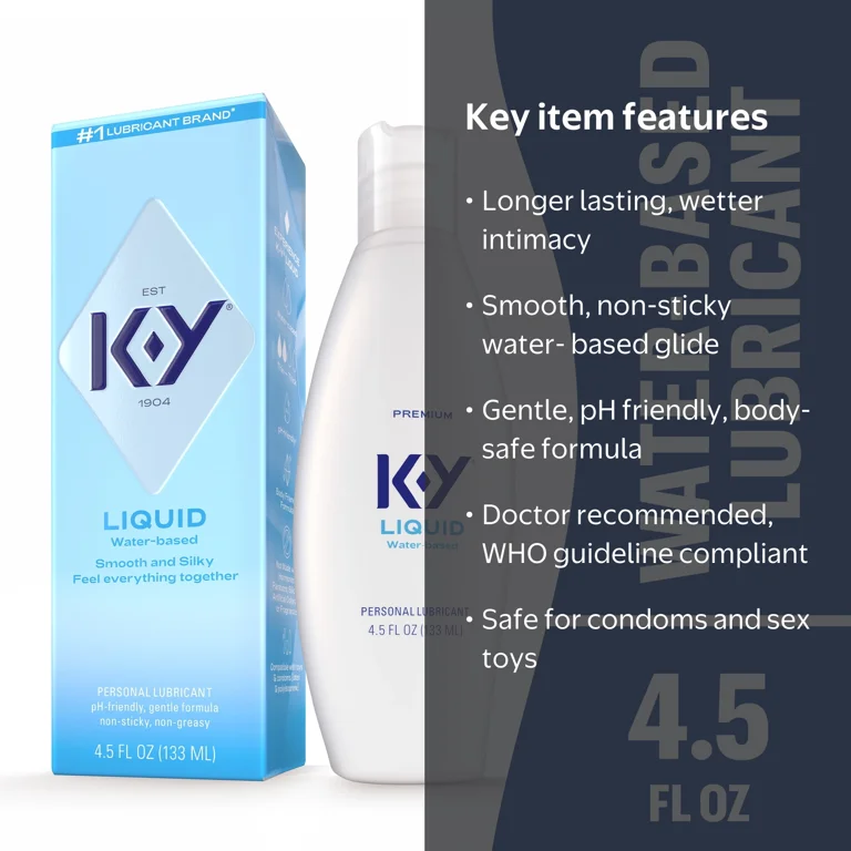 K-Y Natural Intimate Lubricant for Couples, Water Based Lube