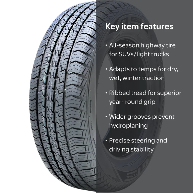 GT Radial, All Season Tire, 265/70R17, Highway Road - Walmart.com
