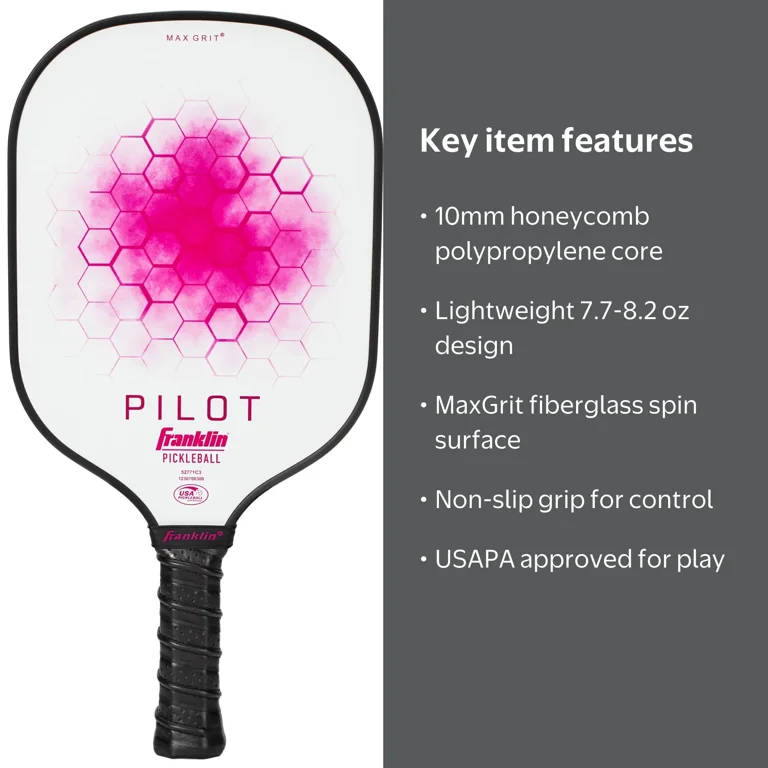 Free Shipping! Franklin Sports Pickleball Paddle - Polypropylene