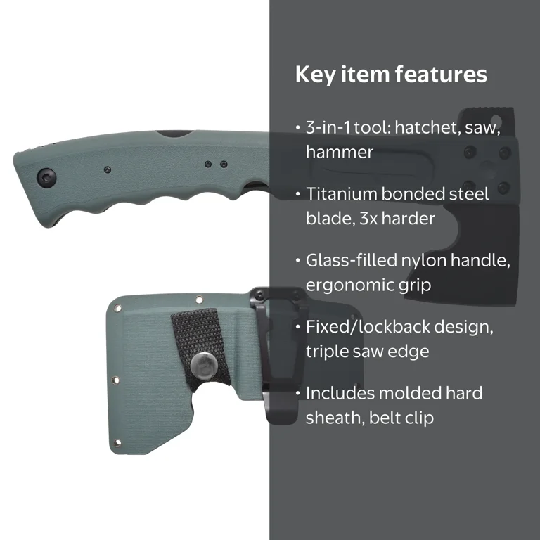 Camillus Camtrax 3-in-1 Hatchet 7