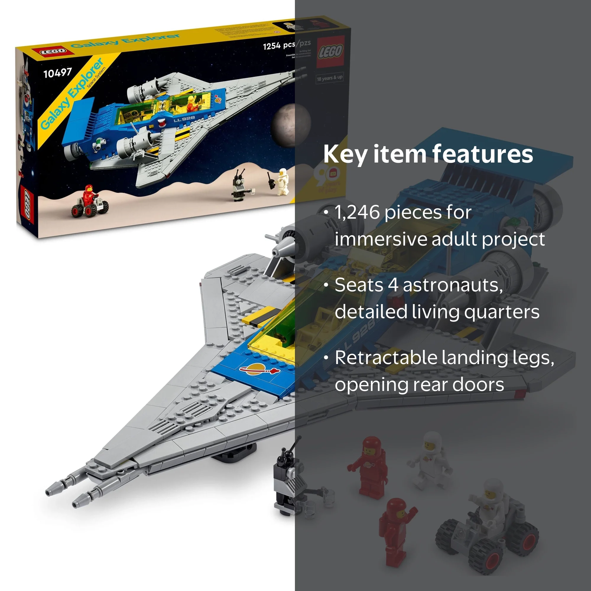 LEGO Classic Galaxy Explorer 90th Anniversary Edition Spaceship