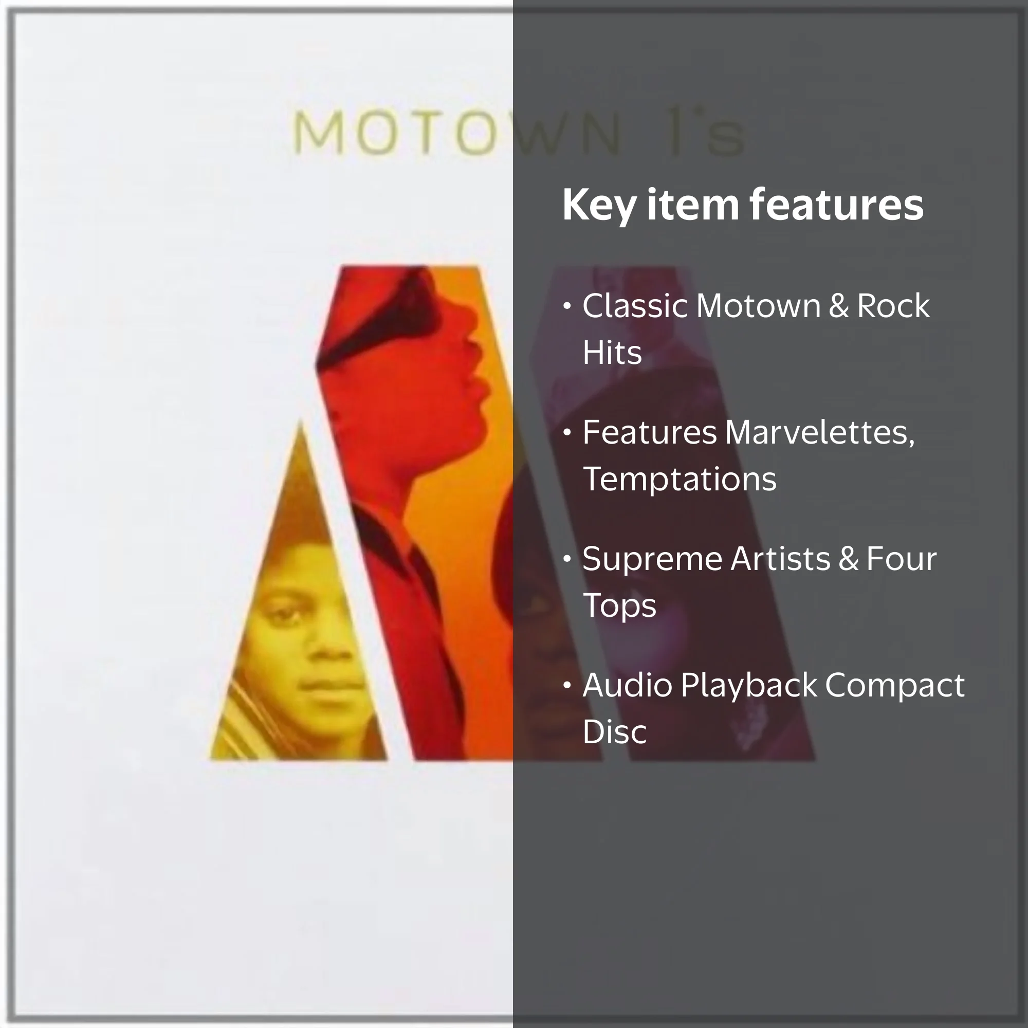 Various Artists - Motown Number 1's / Music & Performance - CD
