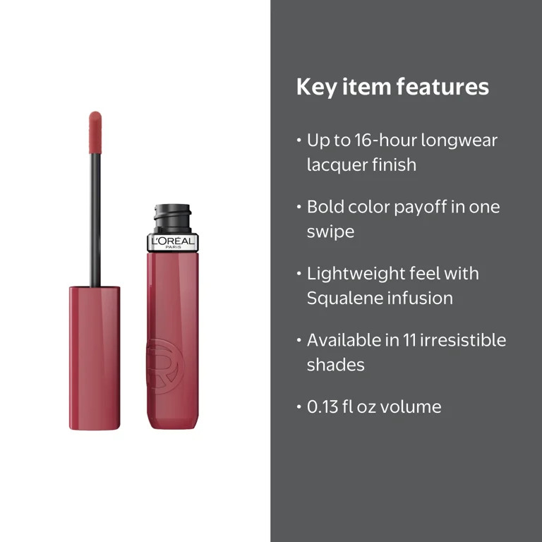 L'Oreal Paris Infallible Lacque Resistance Liquid Lipstick, Paris