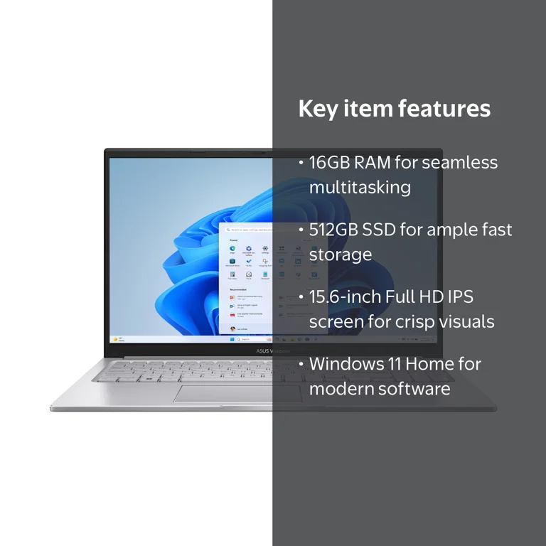 ASUS, Vivobook 15.6‚Äù FHD IPS Laptop, Intel Core i5 120U, 16GB