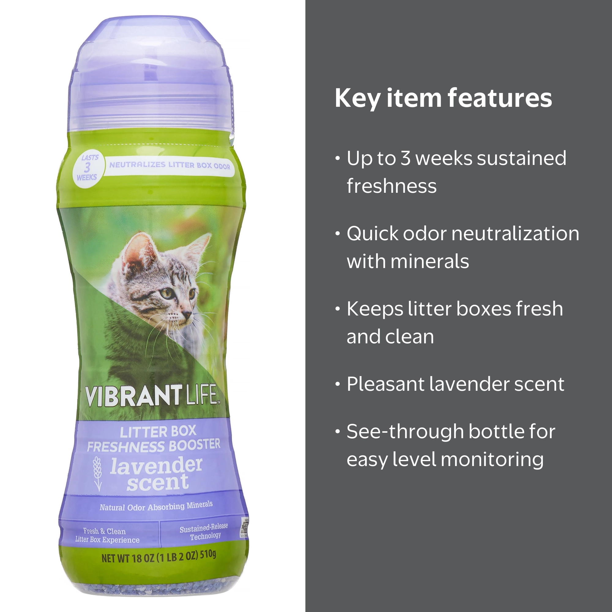 vibrant life litter box freshness booster Vibrant Life Litter Box Freshness Booster, Lavender, 18 oz