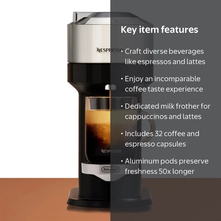 Nespresso, Vertuo Next Deluxe with Aeroccino 3, 1835898, Black